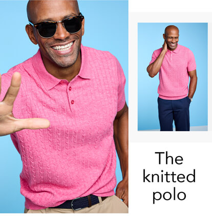 The knitted polo